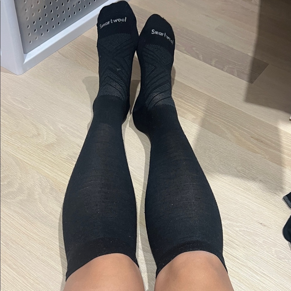 Smartwool Black Knee-High Socks